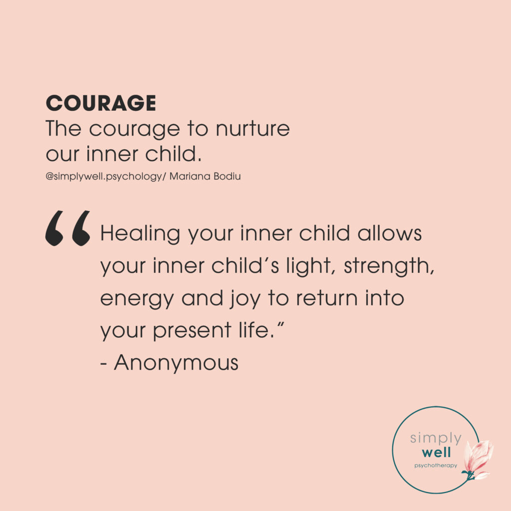 The courage to look within to our inner child