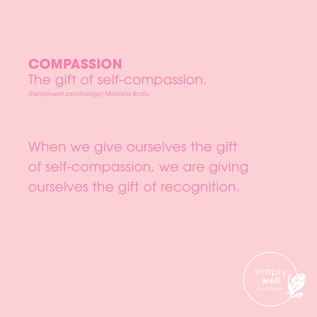The gift of self-compassion