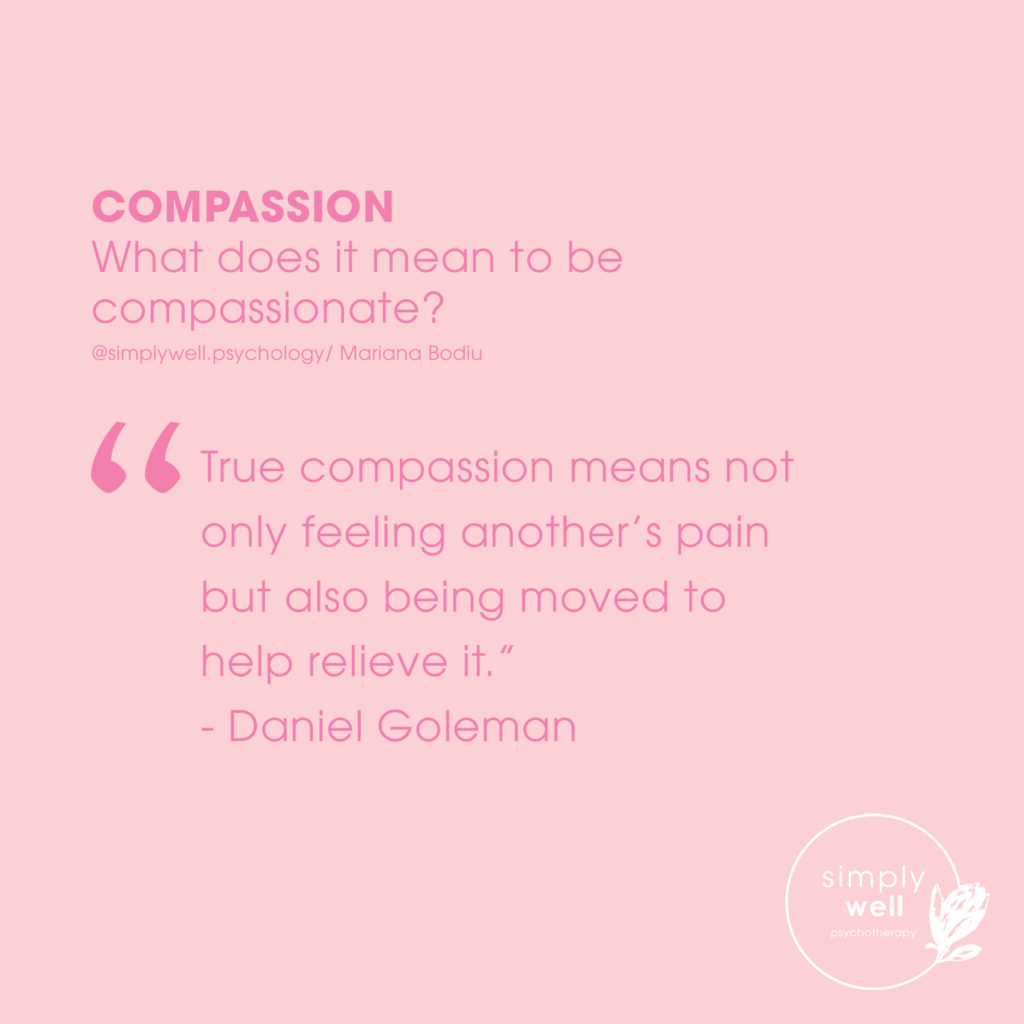 What does it mean to be compassionate?